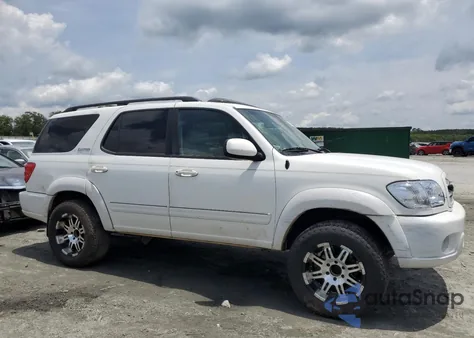2002 Toyota Sequoia Limited из США, поврежденный, VIN 5TDBT48AX2S113331
